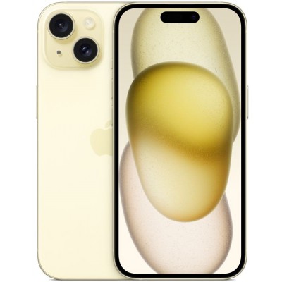Смартфон Apple iPhone 15 256GB eSim Yellow, iPh15-256-e-Yellow