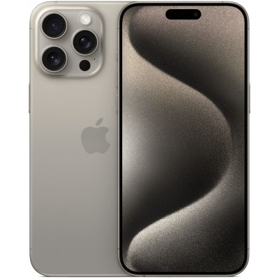 Смартфон Apple iPhone 15 Pro 1TB Dual SIM Natural Titanium, iPh15Pro-1-DS-NaturTit