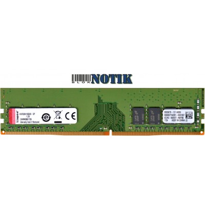 Модуль памяти для компьютера DDR4 8GB 2666 MHz Kingston KVR26N19S6/8, kvr26n19s68