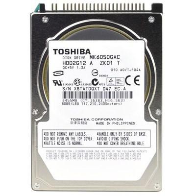 Жесткий диск 2.5"  60GB TOSHIBA MK6050GAC, mk6050gac