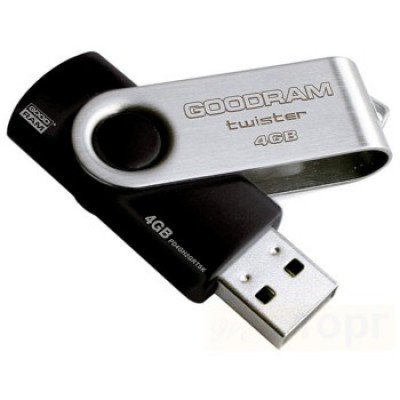 GOODRAM 4GB TWISTER USB 2.0 PD4GH2GRTSKKR9, pd4gh2grtskkr9