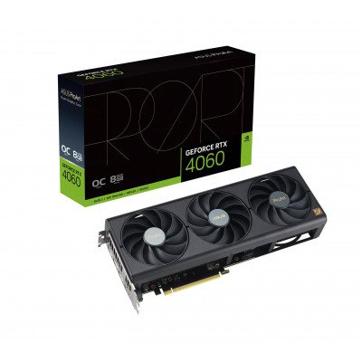 Видеокарта ASUS GeForce RTX4060 8Gb ProArt OC PROART-RTX4060-O8G, proartrtx4060o8g