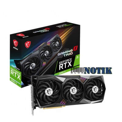 Видеокарта MSI GeForce RTX3060Ti 8Gb GAMING X TRIO GDDR6X RTX 3060 Ti GAMING X TRIO 8GD6X, rtx3060tigamingxtrio8gd6x