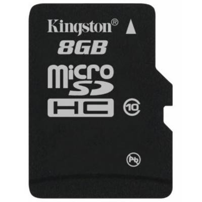Kingston 8Gb Class10 w/o Adapte SDC10/8GBSP, sdc108gbsp