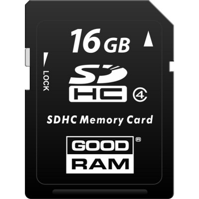 GOODRAM SDHC 16 GB Class 4 SDC16GHC4GRR10, sdc16ghc4grr10