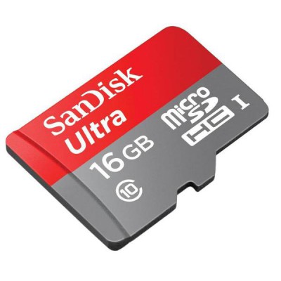 SANDISK 16GB microSDHC Class 10 UHS-I SDSDQUAN-016G-G4A, sdsdquan016gg4a