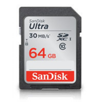 SANDISK 64GB SDXC Class 10 UHS-I SDSDUN-064G-G46, sdsdun064gg46