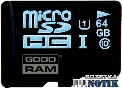 GOODRAM 64Gb microSDXC class 10 SDU64GXCUHS1AGRR10, sdu64gxcuhs1agrr10