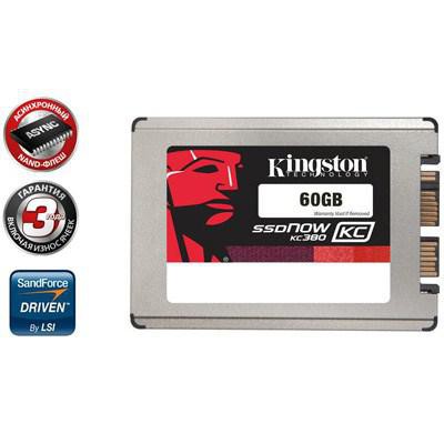 Винчестер SSD 1.8"  60GB Kingston SKC380S3/60G, skc380s360g