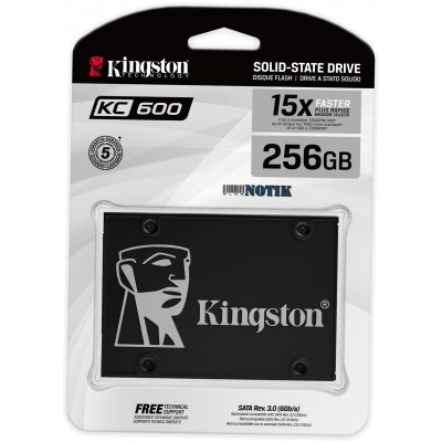 Винчестер SSD SSD 2.5" 256GB Kingston SKC600/256G, skc600256g