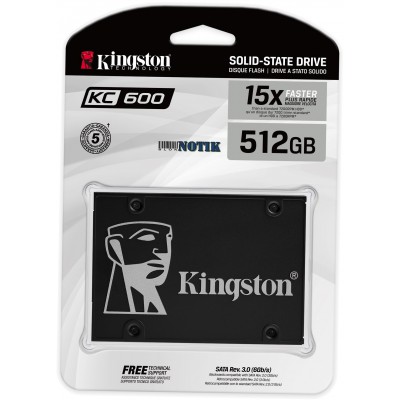 Винчестер SSD SSD 2.5" 512GB Kingston SKC600/512G, skc600512g