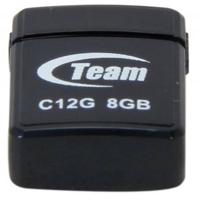 Флешка Team 8GB C12G Black USB 2.0 TC12G8GB01, tc12g8gb01