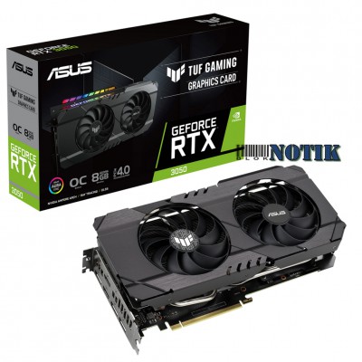 Видеокарта ASUS GeForce RTX3050 8Gb TUF OC GAMING TUF-RTX3050-O8G-GAMING, tufrtx3050o8ggaming