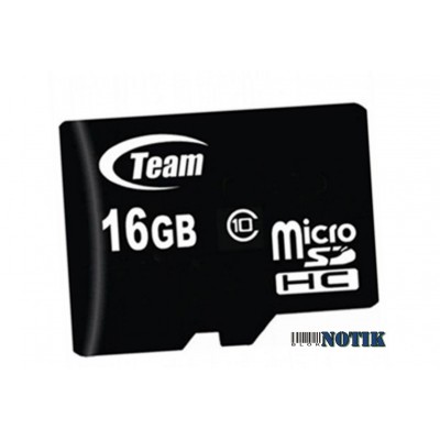 Карта памяти Team 16GB microSD class 10 TUSDH16GCL1002, tusdh16gcl1002