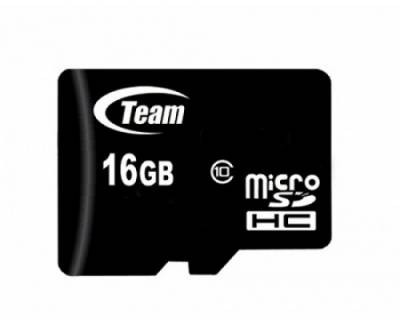 Team 16GB microSDHC Class 10 TUSDH16GCL1005, tusdh16gcl1005