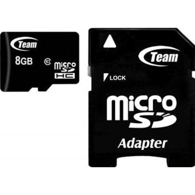 Карта памяти Team 8Gb microSDHC class 10 TUSDH8GCL1003, tusdh8gcl1003