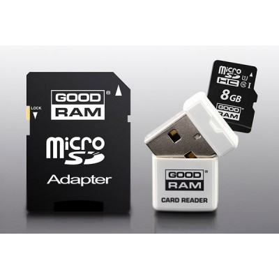 GOODRAM 8GB microSDHC Class 10 USDR48GBC10R9, usdr48gbc10r9