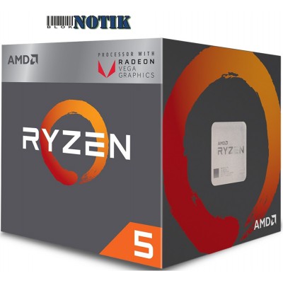 Процессор AMD Ryzen 5 2400GE PRO YD240BC6M4MFB, yd240bc6m4mfb